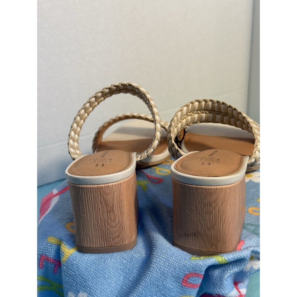 Time and Tru Memory Foam Core Slide 2Band‎ Heel Size 11 for woman Fast Shipping - Picture 5 of 6